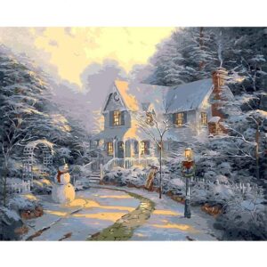 Christmas Morning - DIY Painting by Numbers Kit