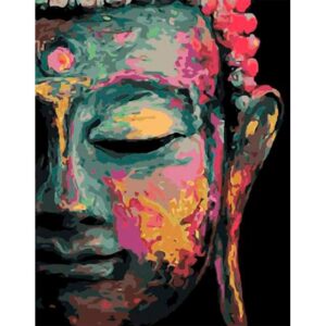 Colorful Buddha - Oil Paint by Numbers for Adults