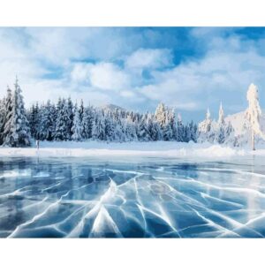 Frozen Lake - Paint by Numbers for Adults