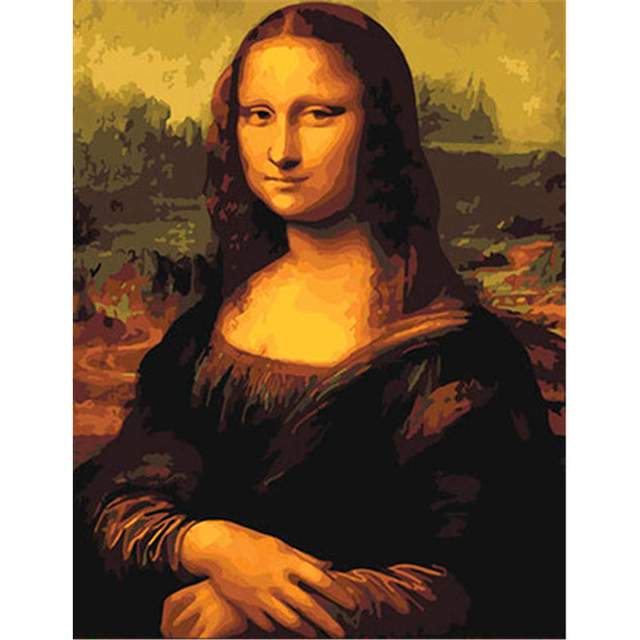Mona Lisa by Leonardo da Vinci - DIY Paint By Numbers Kit