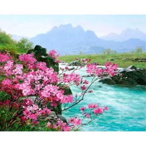Mountain River DIY Oil Paint By Numbers Kits