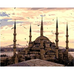 Sultan Ahmed Mosque - DIY Painting by Numbers Kit