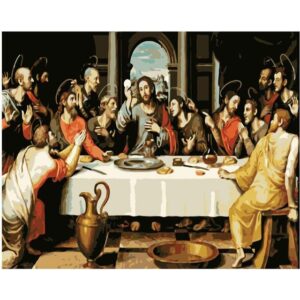 The Last Supper by Vicente Juan Masip 1562 - Paint by Numbers Kit