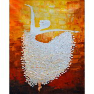 White Ballerina - Painting by Numbers Kit for Adults