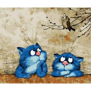 Bored Cats - Acrylic Paint by Numbers Kits