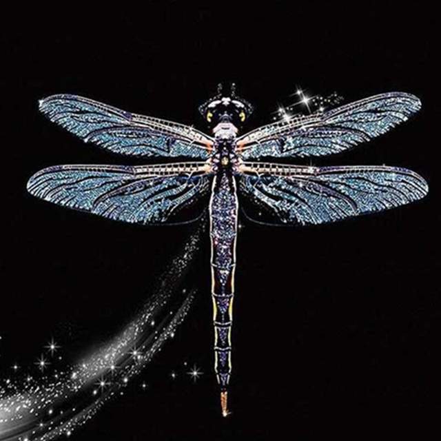 Diamond Dragonfly - Paint by Numbers for Sale