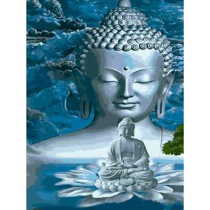 Gautama Buddha Acrylic Paint by Numbers