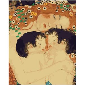 Mother and Twins by Gustav Klimt 1905 Painting by Numbers Kit