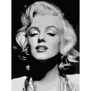 Portrait of Marilyn Monroe - Paint by Numbers