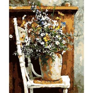 Still Life with Wildflowers Paint by Numbers Kit