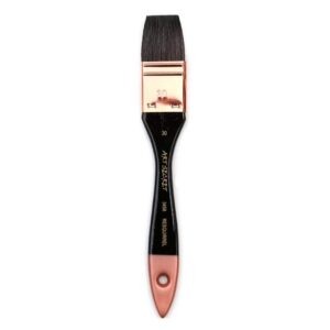 Flat Paint Brush for Acrylic Size 1 3/16 inch