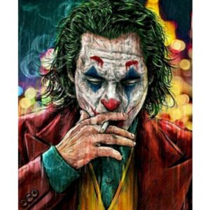 The Joker Smokes a Cigarette - Film Paint by Numbers Kits