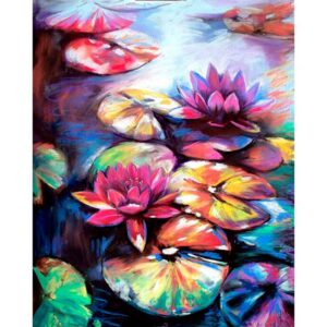 Water Lilies - Flower Paint by Numbers for Adults