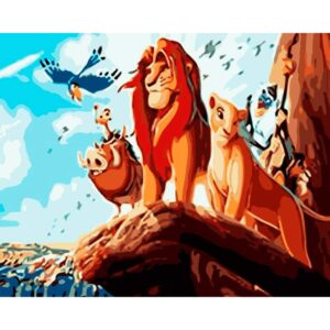 The Lion King - Paint by Numbers Cartoon
