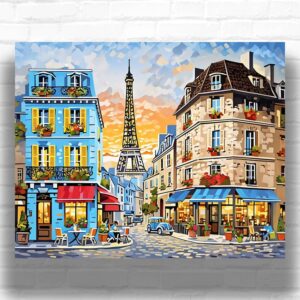 An Evening in Paris - Paint by Number Cityscapes