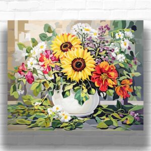 Autumn Bouquet - Flower Paint by Number Kits