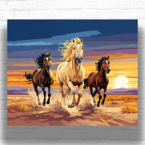 Beautiful Horses - Paint by Numbers for Adults Horses