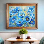 Blue Poppies - Paint by Number Kit