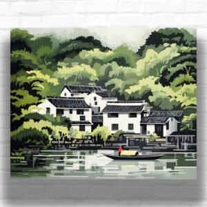 Breaking Dawn in Japan - Paint by Numbers Japanese