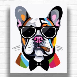 Bully Boss - Dog Paint by Number Kit