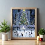 Christmas Tree in New York - Paint by Number Kit