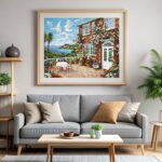 Garden Cottage - Landscape Paint by Numbers Kit