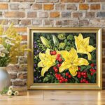 Golden Lily - Paint by Numbers Kits Flowers
