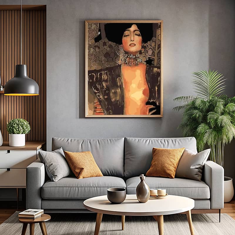 Judith and the Head of Holofernes by Gustav Klimt 1901 – Paint by Number