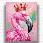 King Flamingo - Paint By Number Kit