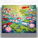 Koi Fish - Paint by Numbers Koi Fish