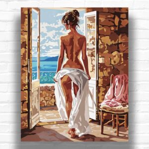 Lady at Window - Paint by Number Kit
