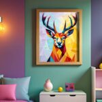 Mosaic Deer - Paint by Numbers Kit