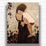 Mother Holding Child by Gustav Klimt 1905 – Famous Paint by Numbers