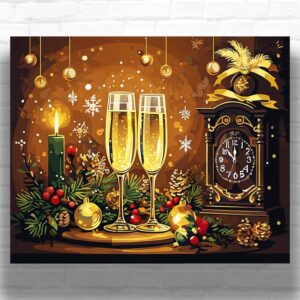 New Year's Eve - Holiday Paint by Number