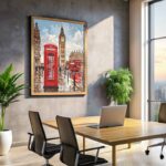 Phone Booth and London Big Ben - City Paint by Numbers
