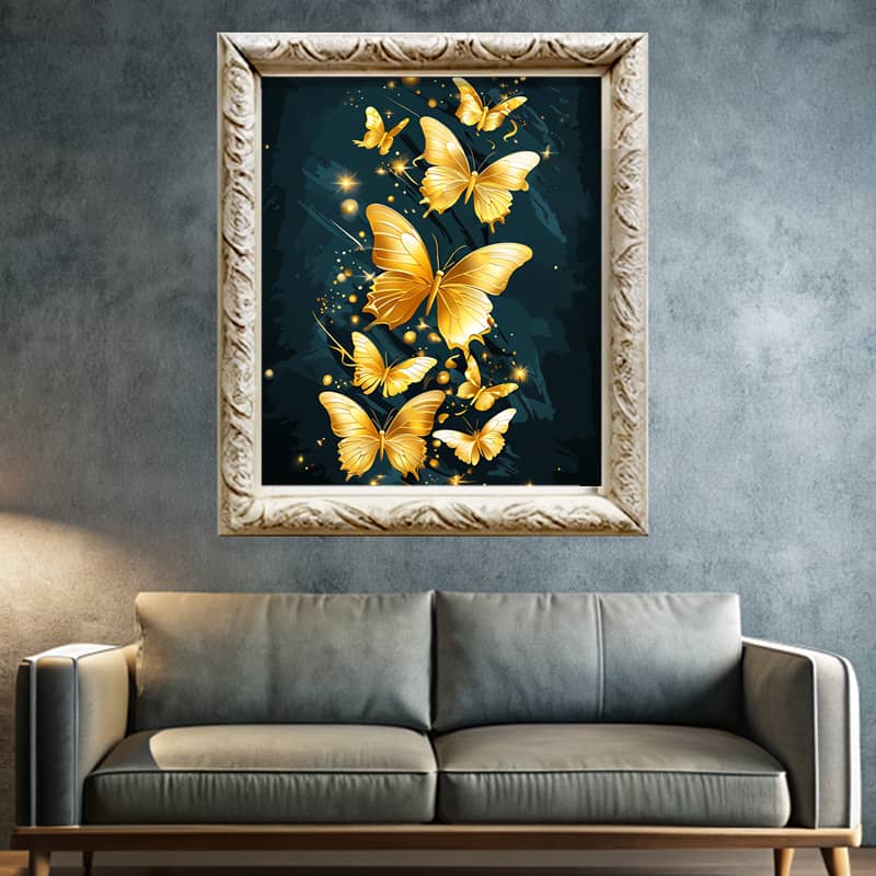 Pretty Butterflies - Paint by Numbers