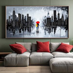 Rainy Day in NYC Paint by Numbers – Extra Large Canvas