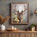 Red Deer Head - Paint by Number Kit