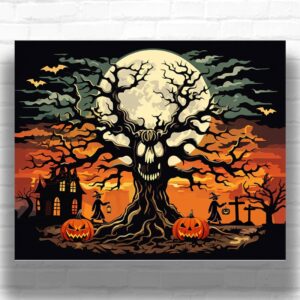 Spooky Halloween - Spooky Paint by Numbers