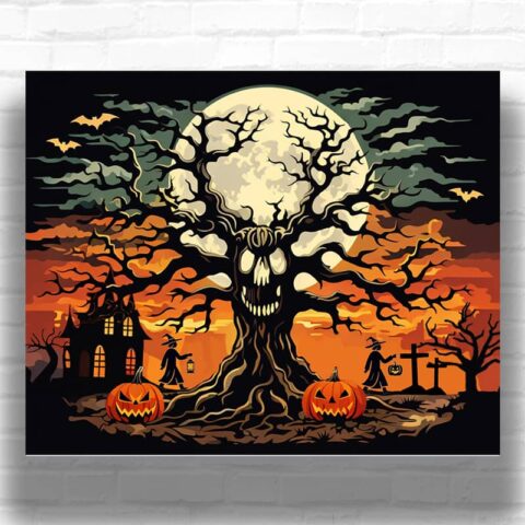 Spooky Halloween - Spooky Paint by Numbers
