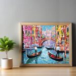Sunny Day in Venice Italy - Paint by Number Cityscapes