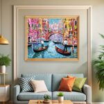 Sunny Day in Venice Italy - Paint by Number Kit