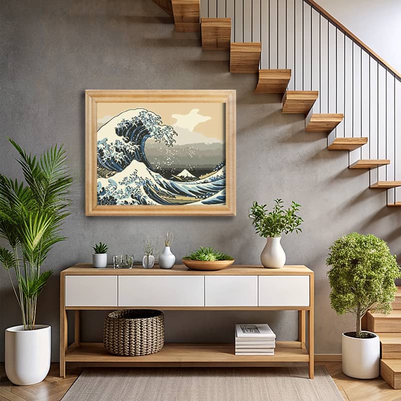 The Great Wave off Kanagawa by Katsushika Hokusai 1831 – Paint by Number