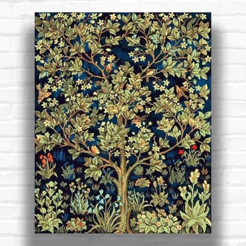 Tree of Life by William Morris - Paint by Number Famous