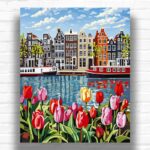 Tulips in Amsterdam - Cities Paint by Numbers