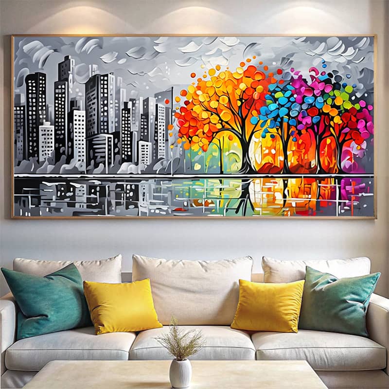 Autumn in NYC Paint by Number – Large Canvas