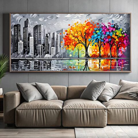 Autumn in NYC Paint by Numbers – Large Canvas