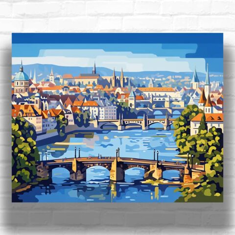 Bridges of Prague - Paint by Numbers Prague