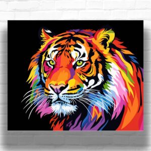 Bright Tiger - Paint by Numbers Kits