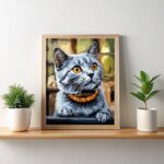British Blue Cat - Paint by Numbers for Adults Cat